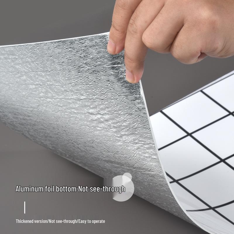 Imitation Marble Waterproof Self-Adhesive Wall Sticker for Kitchen and Bathroom Renovation