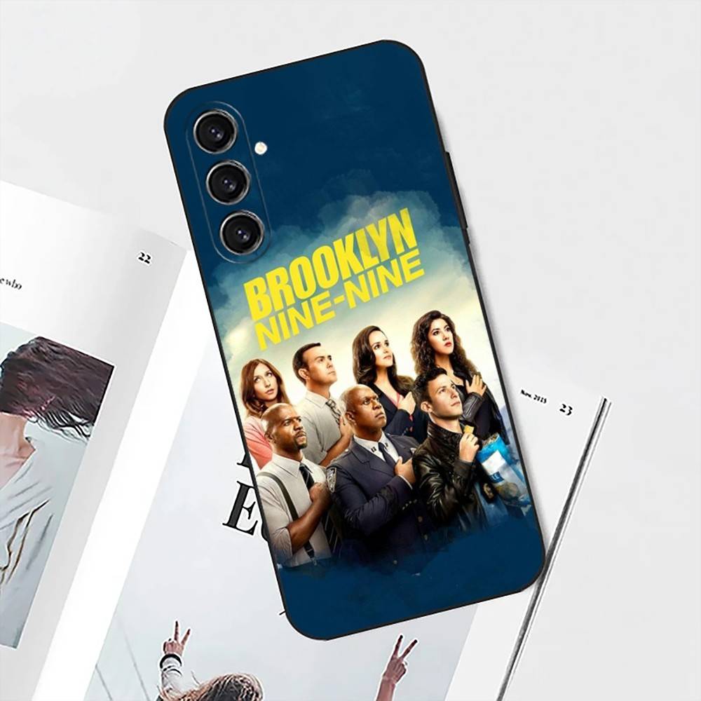 

B-Бруклин 9-9 99 Чехол для телефона Samsung S25,S24,S21,S22,S23,S30,Ultra,S20,Plus,Fe,Lite,Note,10 Черный Мягкий чехол Samsung S25