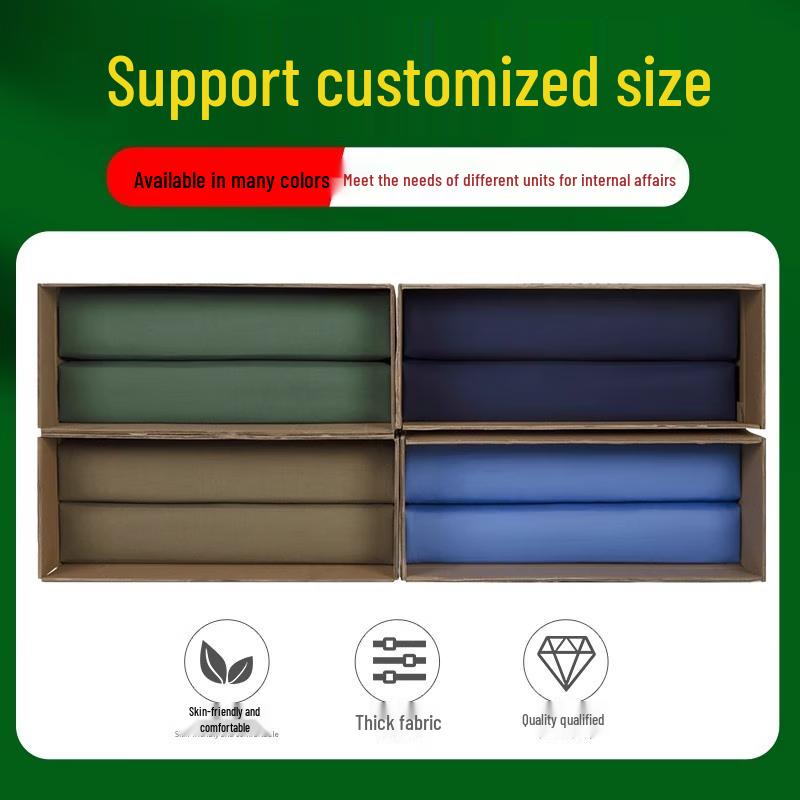 Mling Handmade Sky Blue Cotton Blend Quilt