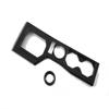 L/RHD For Mitsubishi Triton L200 2024 2025 Carbon Center Control Gear Shift Front Water Cup Holder Cover Interior Accessories