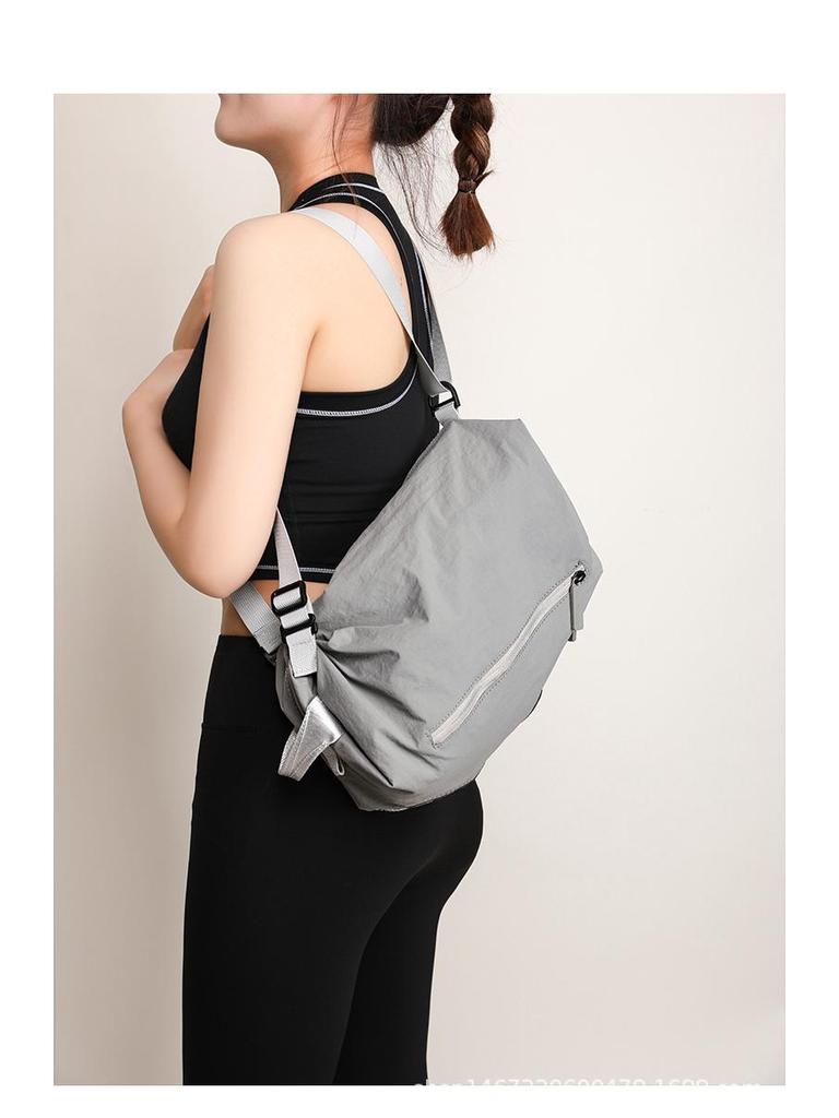 2025 Multifunctional Unisex Nylon Messenger Bag - Large Capacity Shoulder & Chest Fitness Bag