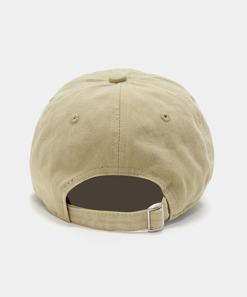 COLUMBIA UNIVERSITY Nyc Emb Washed Oversized Cap_Beige