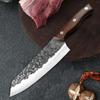 Heavy Chef Knife Cleaver Meat Chop Bone Vegetable Kitchen Knives Hand Forged Blade Wood Handle Chef Butcher Boning Slicing Knife
