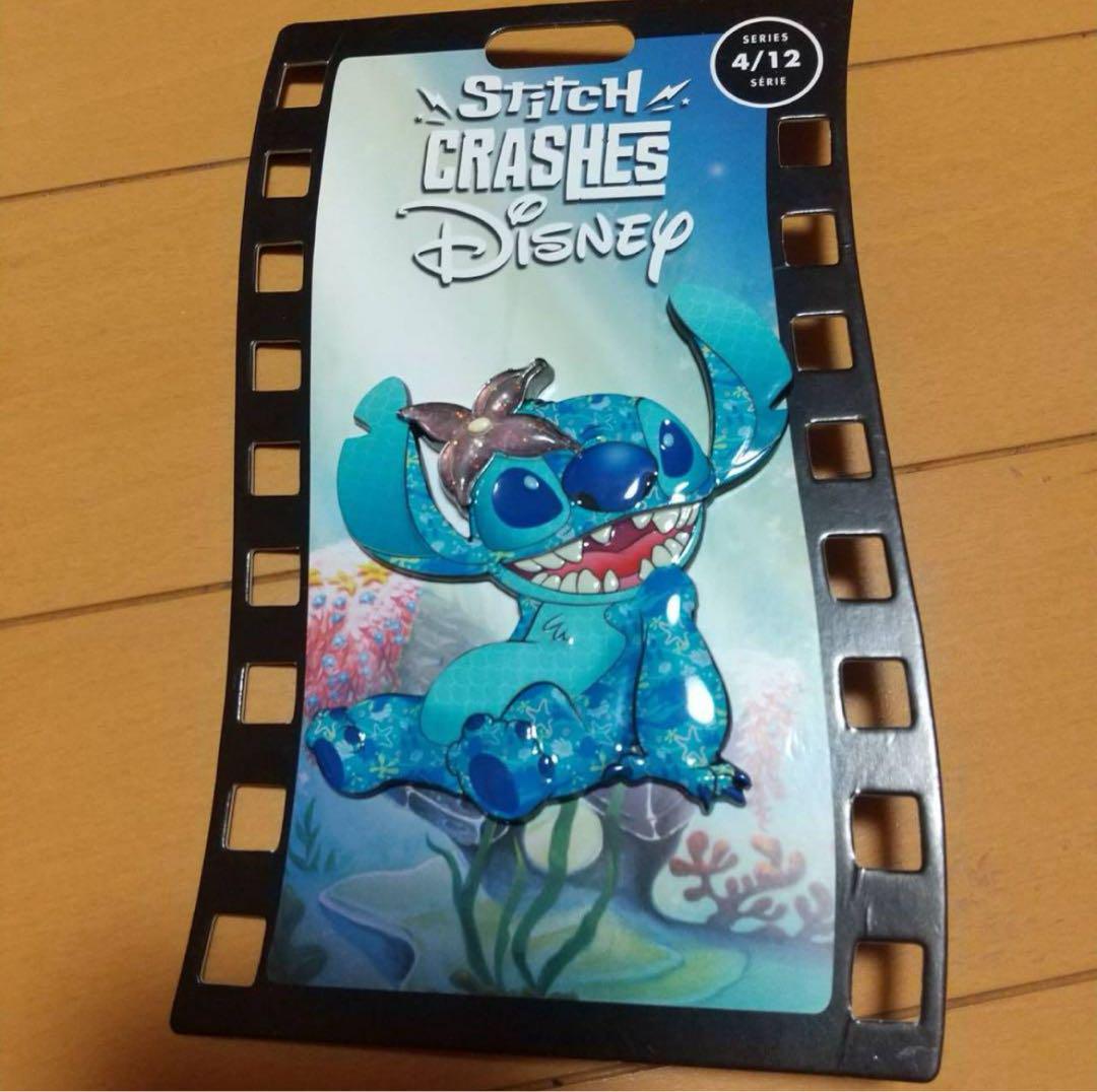 

[USED] Stitch Pin Badge Little Mermaid Disney Badge Pin Ariel