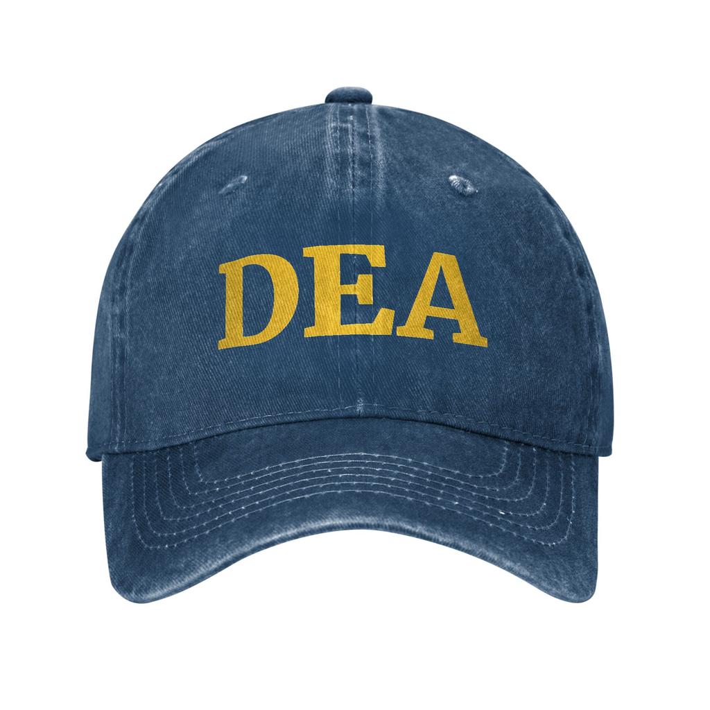 DEA Logo US Federal Interdiction Agency Baseball Caps Vintage Distressed Washed  Snapback Hat Unisex Women Adjustable Fit Hats Cap