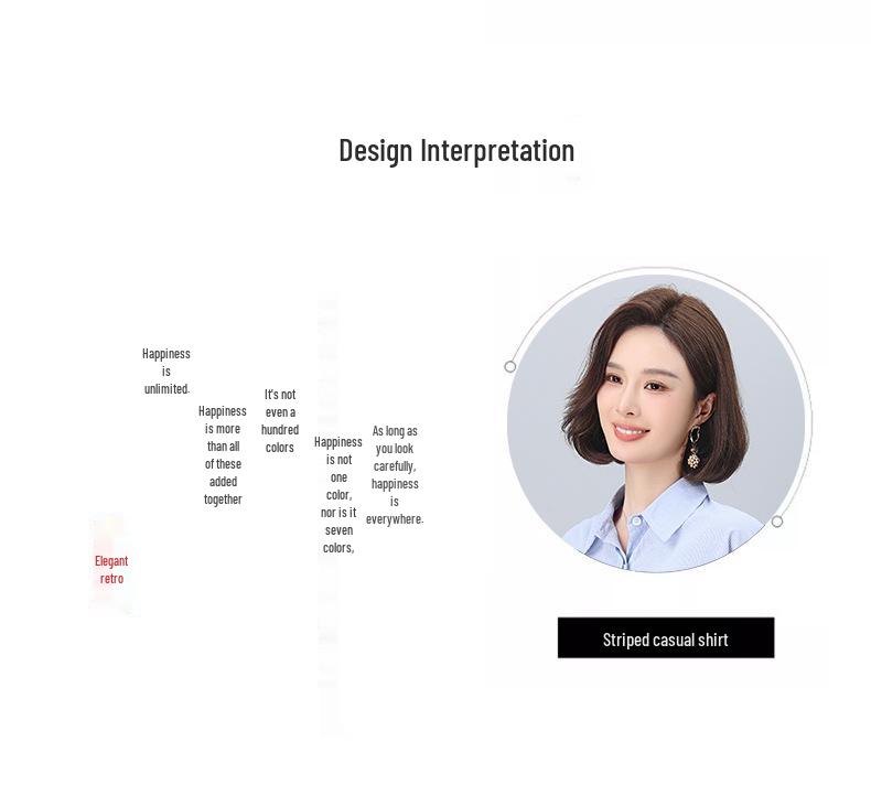 Camisa Listrada de Manga Longa Feminina - Moda Primavera 2025 para um Look Jovem e Estiloso