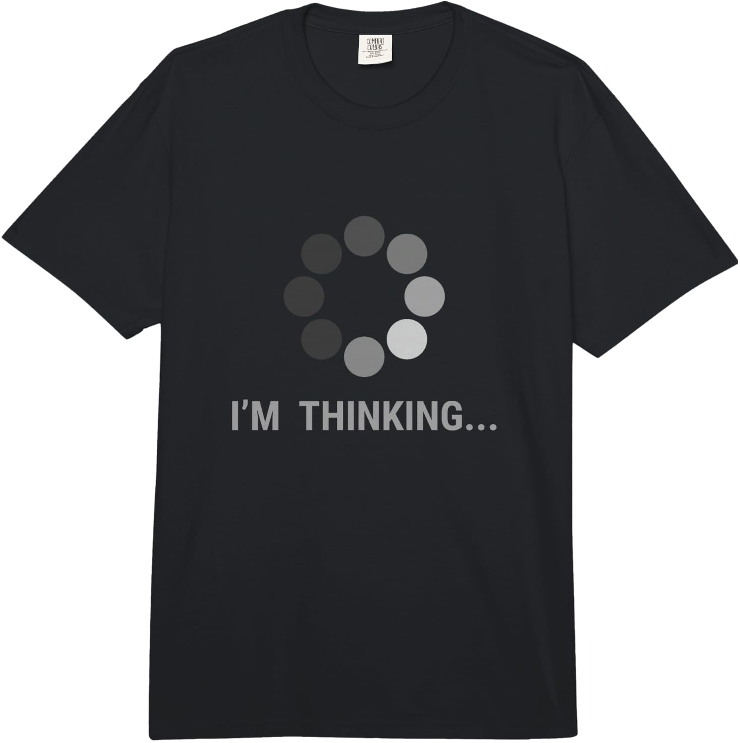 I am Thinking, Loading, Buffering IT Fun Comfort Colors Adult Heavyweight  Unisex T-Shirt S