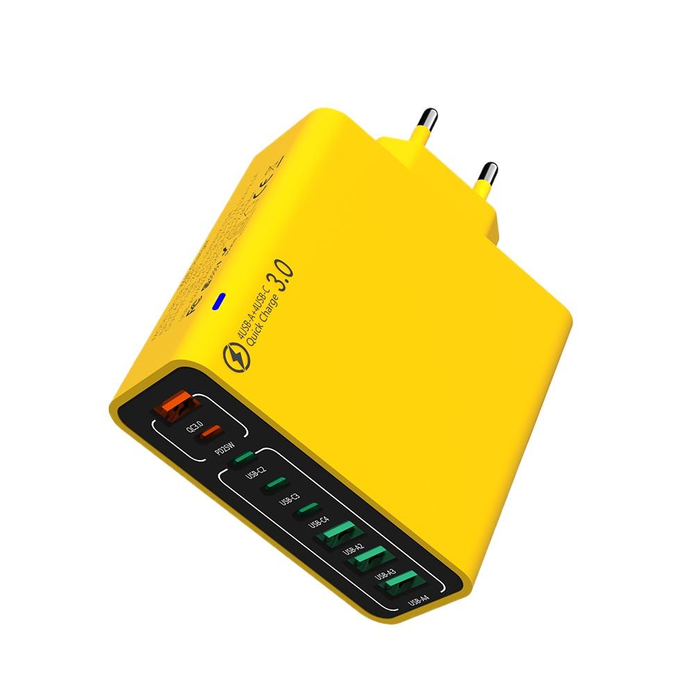 65W USB nabíječka s rychlým nabíjením typu C PD nabíječka pro mobilní telefon cestovní napájecí adaptér pro iPhone 14 15 16 Xiaomi Samsung OnePlus Huawei