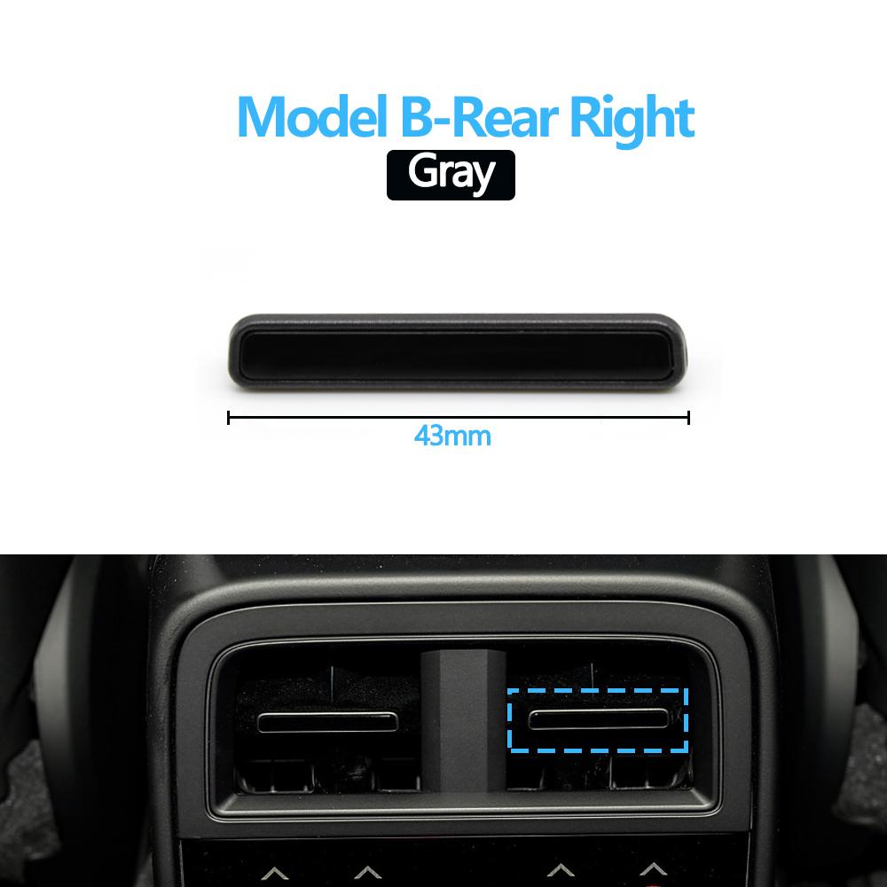 Car Rear Air Conditioning Rear AC Vent Grille Air Vent Trim Strip For Porsche Taycan 9J1 2019 2020 2021 2022 2023