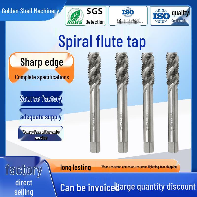 High-Speed Steel Helical Thread Insert Tap Tool M3 x 0.5