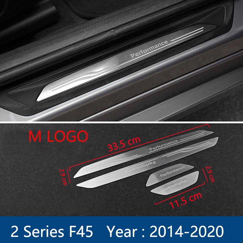 Accessories For BMW 1 3 4 5 Series F10 F20 F30 F34 X1 X3 X5 X6 Welcome pedal Door Sill Scuff Plate Guards Protector Cover strips