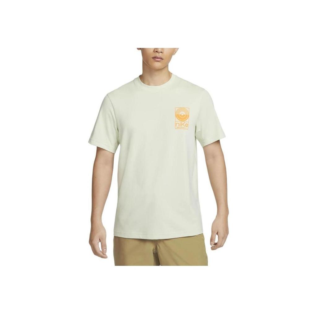 Nike American Vintage Letter Print Round Neck Casual Short Sleeve T-Shirt Men Tops Light-Green FN3320-020