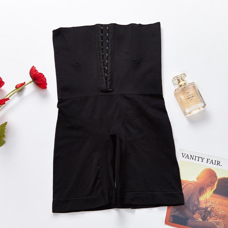 Plus Size High Waist Postpartum Shaping Panties - Ten-Row Buckle Waist Cincher, Hip Lift, and Abdomen Control Body Shaper for Women.