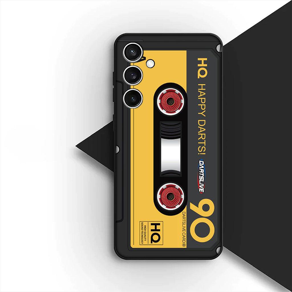 Phone Cover for Samsung Galaxy S22 S21 S20 FE Ultra Plus A07 A17 A15 A16 A25 A57 A37 Case Retro Camera Vintage Cassette Tape
