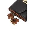 Daks Azalea Black Leather Dd Decoration Wallet