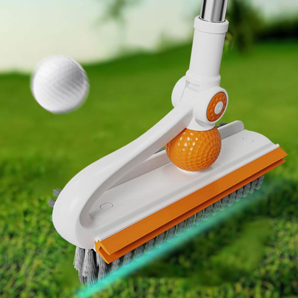 Floor Brush Scrubber   Handle Floor Scrub Brush for Cleaning Patio Bathroom Garage Kitchen
