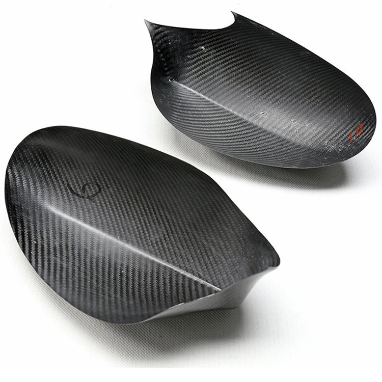 Série BM1 E87/E82/E88 120/130i Coque de Rétroviseur en Fibre de Carbone Sèche à Coller