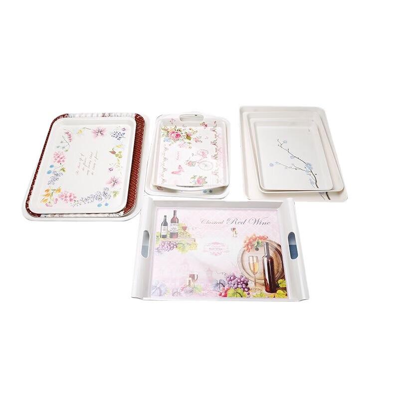 Wuhe Einfaches Rechteckiges Melamin-Tablett