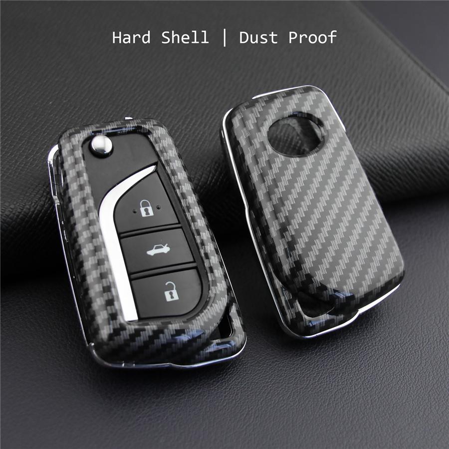 

Carbon Fiber Key Case for Toyota Camry/C-HR
