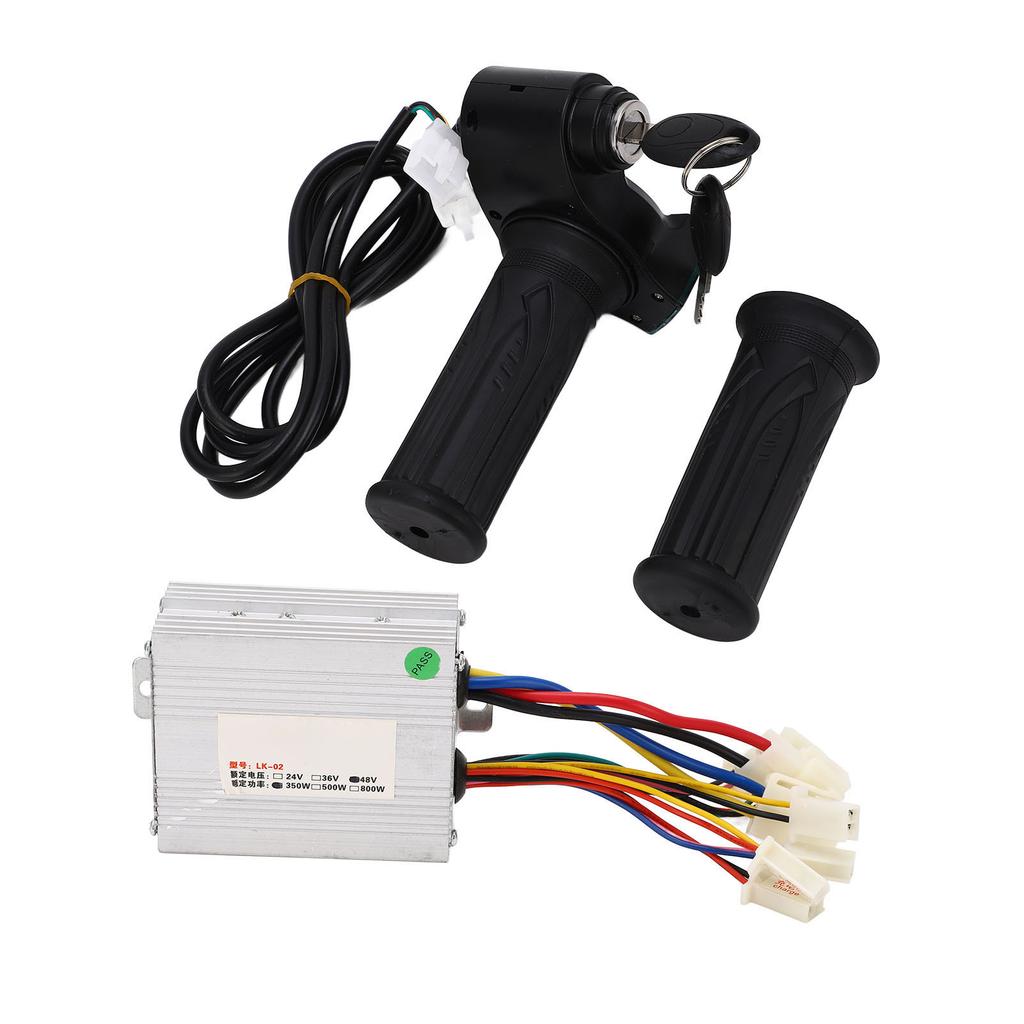 Kit Controlador de Motor de Bicicleta 48V 350W Display de Potência Proteção Múltipla Controlador de Motor Escovado com
