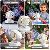 Stage Bubble Machine Automatic Bubble Blowing Toy With Lights Electric Rotatable Bubble Blower Outdoor Party Wedding Toys Gifts