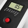 Exercise Equipment Monitor with LCD Workout Data Display, Single Mode Button, ABS Housing, and Attached Cable Leads with End Fittings