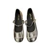 Fashion 2025 Light Ladies Shoes Mary Janes Women's Flats Fashion Daily Flats Women Chain Buckle Strap Square Toe Soft Bottom Shoes Women