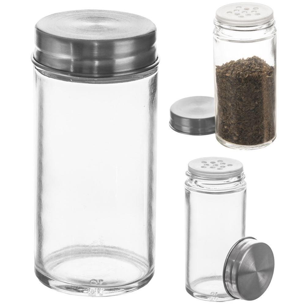 Spice container with strainer, glass, 100 ml