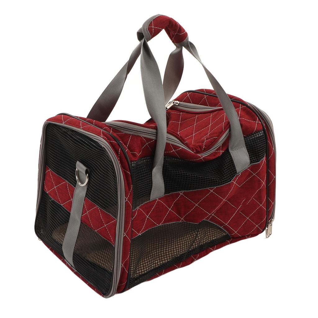 Dog Carrier Travel Bag Portable Fashionable Breathable Collapsible Travel Puppy Carrier for Outdoor
