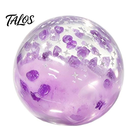 Stress Relief Toys Clear Ball Fidget Toy, Anxiety Squeeze Slow Rebound Transparent Toy for Home Office School