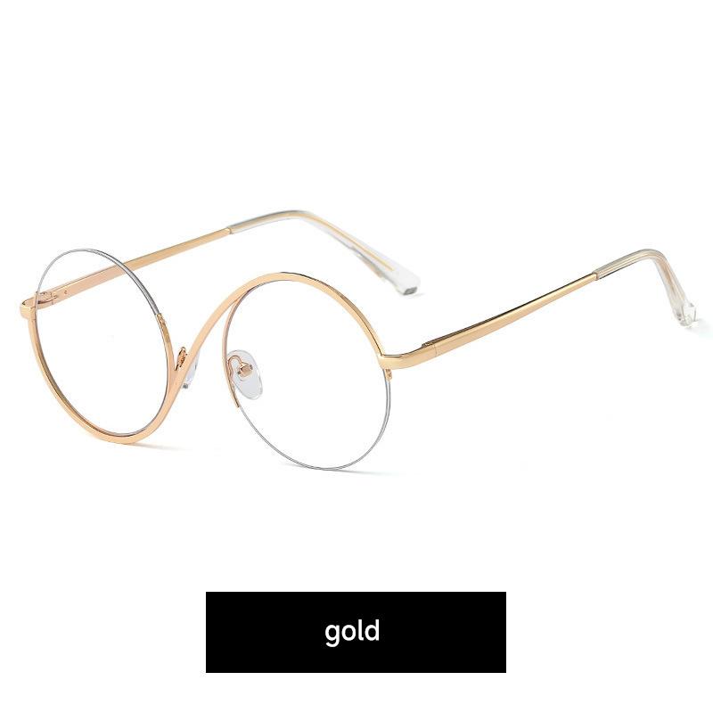 

New Fashion Round Anti Blue Light Glasses Women Men Transparent Lenses Brand Designer Eyewear for Eye Protection