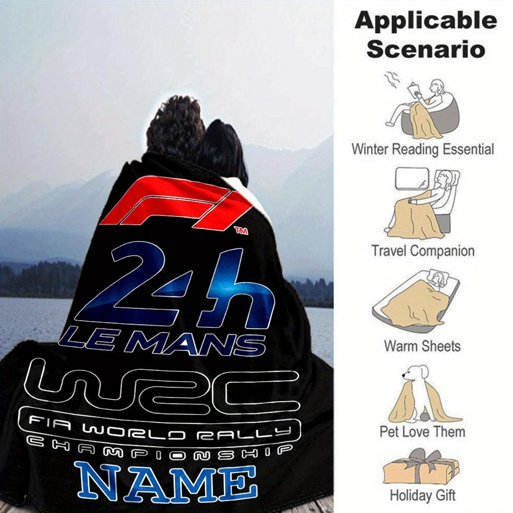Le Mans Wrc Fia World Rally Championship Name Blanket Lightweight Blanket For Sofa Bed Travel Camping Living Room Office Sofa Chair And Bed Digital