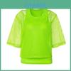 Fischernetz-Partykleid aus den 1980ern mit fluoreszierenden Farben für das Sommernachtleben