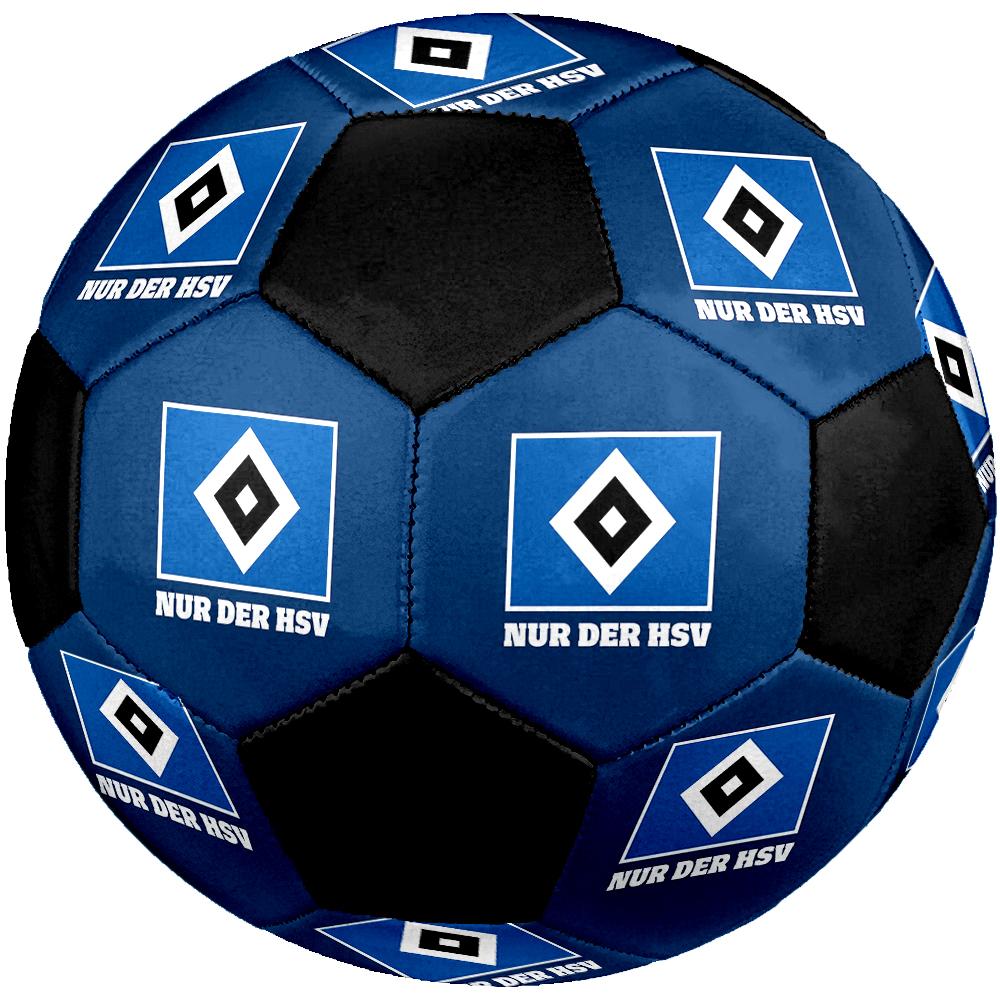 SIZE 5 Hamburger SV Soccer Ball Colorful All Ages Machine Stitched PVC Competition Ready Durable High-Bounce