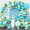 Mint Green Balloon Arch for Birthday Party & Festival Decoration