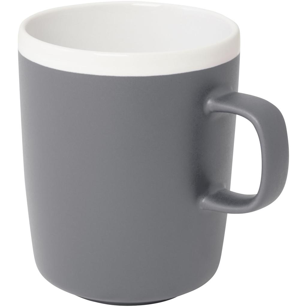 Glass "Lilio" 310 Ml Ceramic Mug Gray
