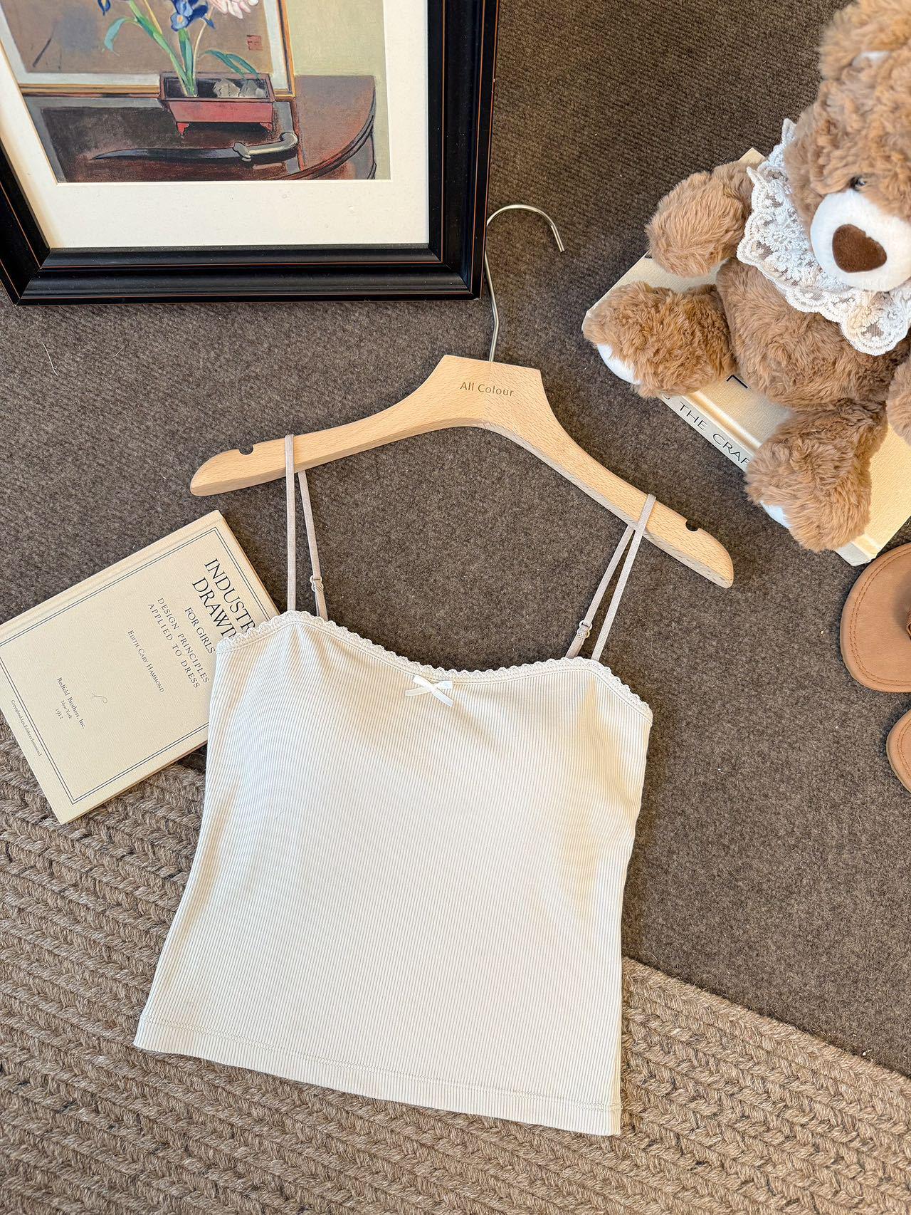 

Women s Colorblock Ripple Strapless Tank with Bow and Built-in Pads One Size (40-60 kg)