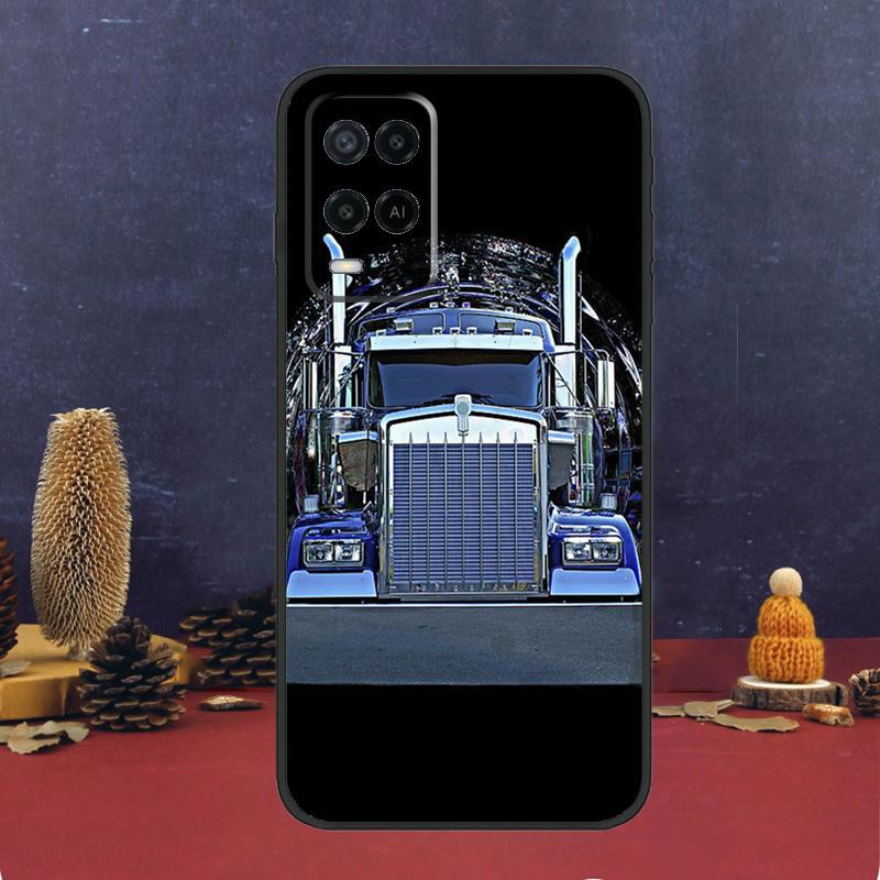 Cool Heavy Truck Car Case For Oppo A94 A74 A54 A15 A17 A57 A6 A5 Pro A16 A76 A96 A40 A60 A80 A18 A38 A58 A78 A98