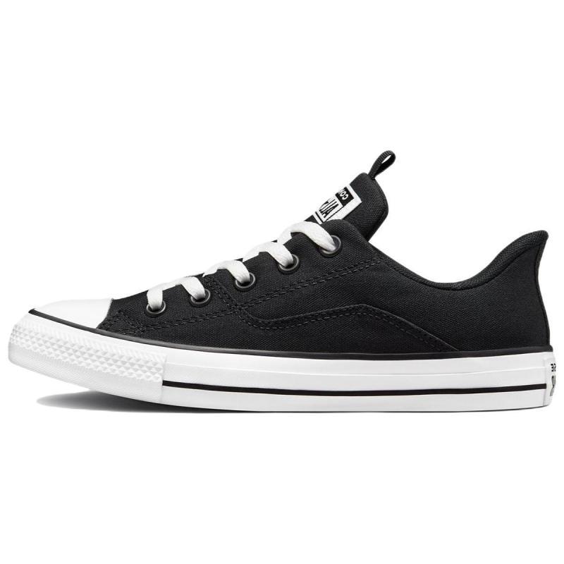 Converse Chuck Taylor All Star Comfortable Non-Slip Abrasion Resistant Low-Top Espadrilles Women's Black