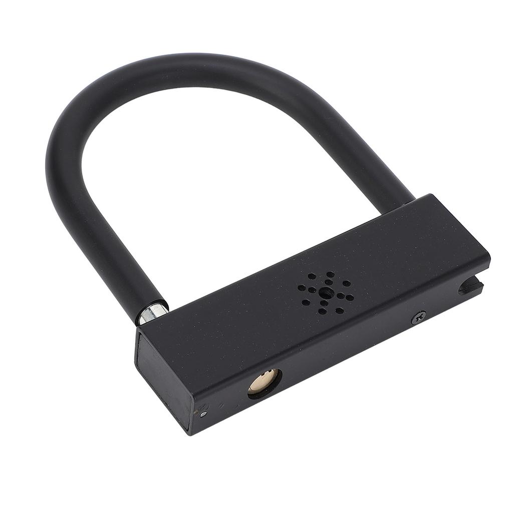Motorcycle U Lock High Security Anti Theft Loud 110db Alarm Metal Construction Motorbike Lock for