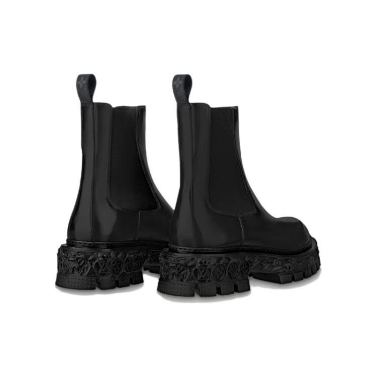 Louis Vuitton Lv Baroque Chelsea Boots 'Black' 1AAHB9