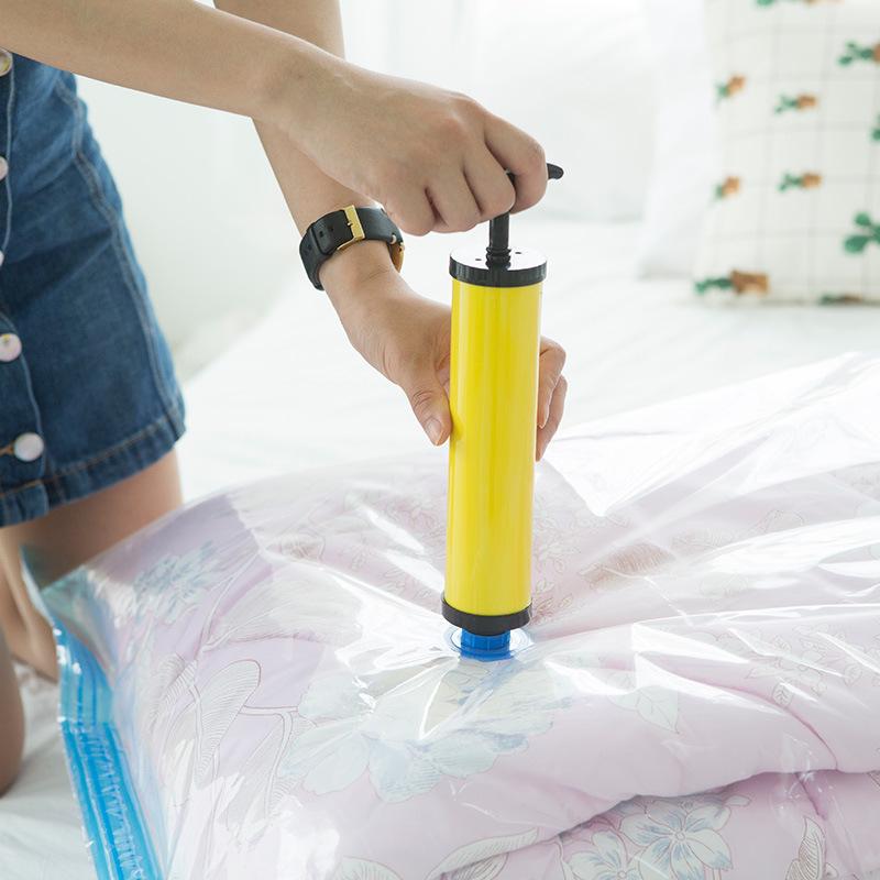 Seven-Color Orange Vacuum Compression Storage Bag for Duvets and Clothes