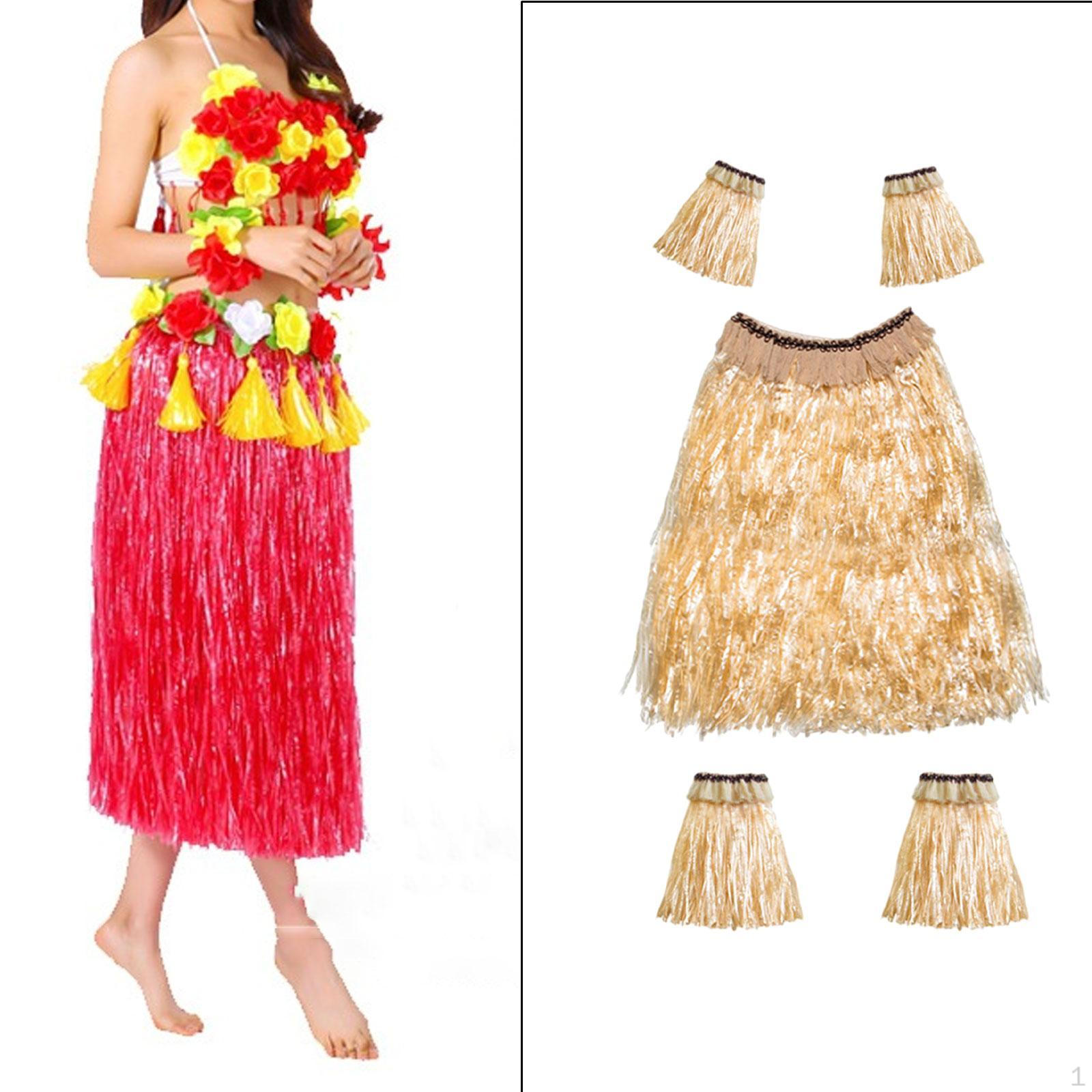 

Гавайский Необычный Искусственный Трава Юбка Комплект Аксессуары Праздничные Принадлежности Для Вечеринок Size L