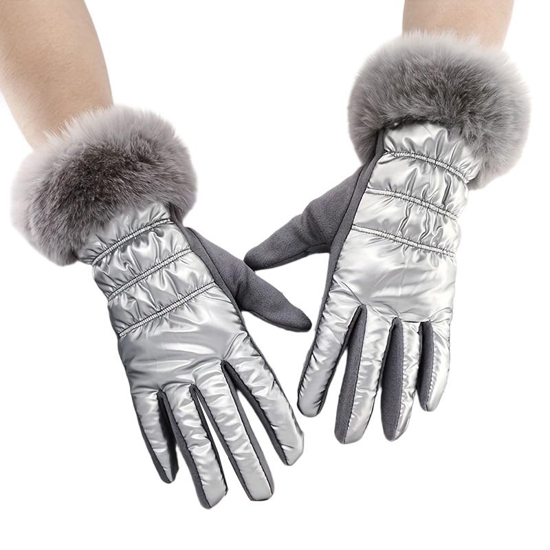 

1 шт. Перчатки для верховой езды с сенсорным экраном Универсальные зимние перчатки с сенсорным экраном серый