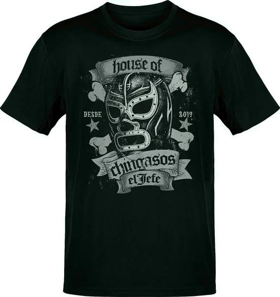 House Of Chingasoss Luchador El Jefe Tee L