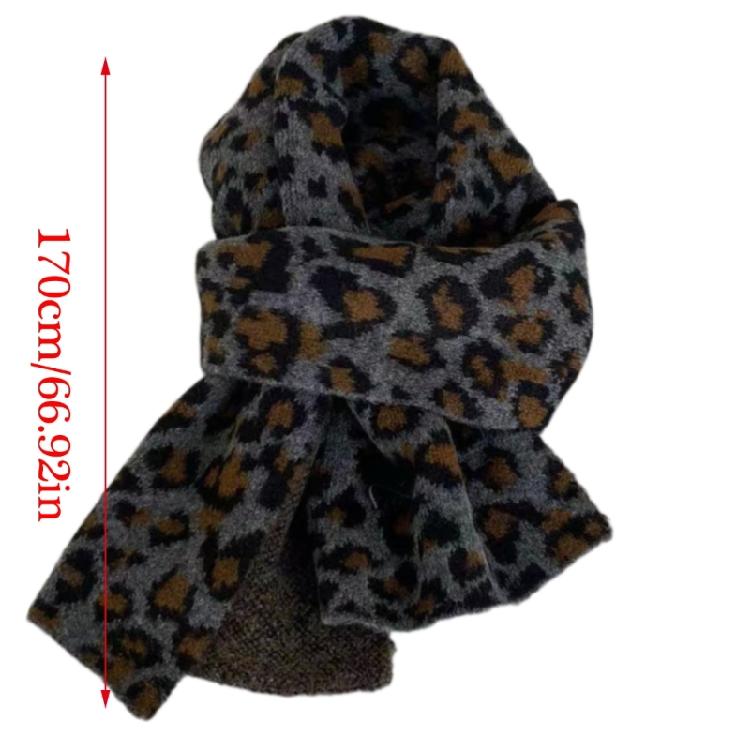Multipurpose Neckerchief Trendy Comfortable Scarve Stylish Patterned Scarf Winter Fashion Accessory