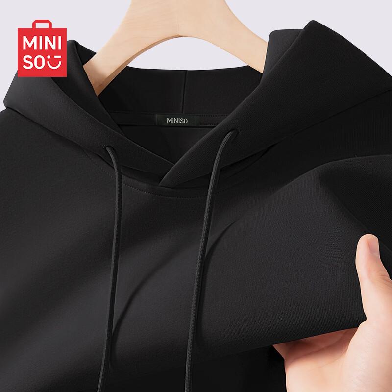 MINISO Minimalist Solid Color Oversized Pullover Hoodie