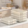 Large Capacity Multi-layer Dumpling Freezer Storage Box with Timer