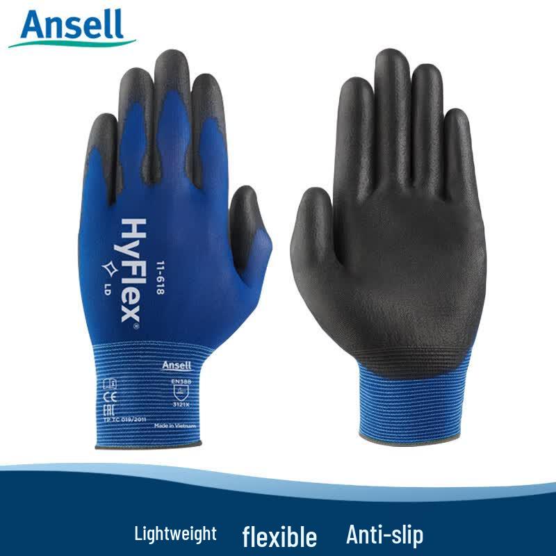Ansell Nitrile Coated Gloves 11-618 9