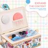 Sewing Kit Storage Box Sturdy Dust Proof Sewing Organizer Basket PortableKnitting Needles Storage Bag For Sewing Accessories